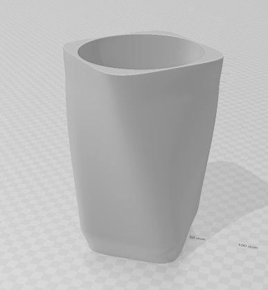 Blade Planter — 3D printable planter STL file