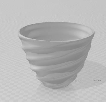 Cascade Planter — 3D printable planter STL file