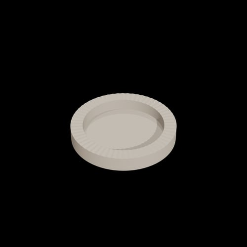 Plant Saucer L — 3D printable plant saucer STL file