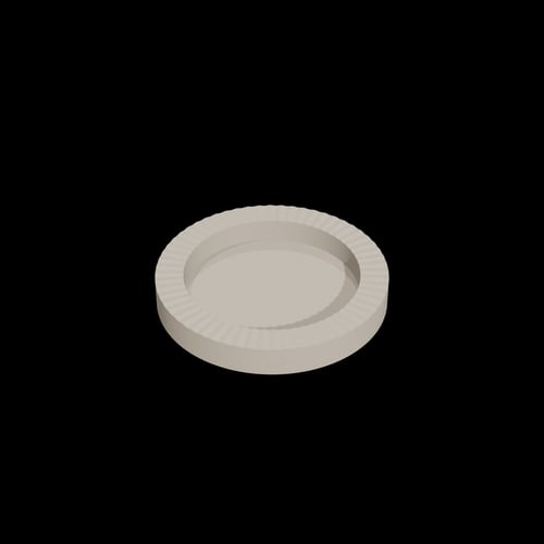 Plant Saucer M — 3D printable plant saucer STL file