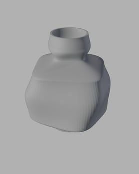 Torsion Vase — 3D printable vase STL file